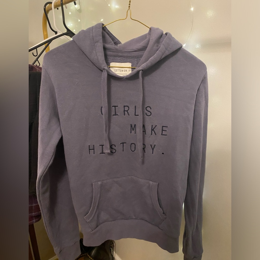 Cotton On Girls Blue Hoodie